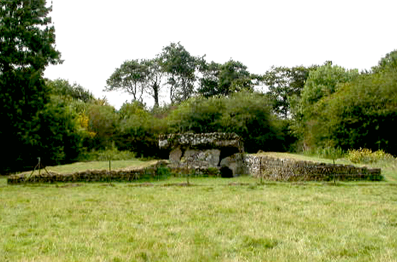 Tinkinswood chambered tomb near Nicholaston, Vale of Glamorgan.