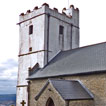 Most of the church at Mynyddislwyn (Caerphilly) was rebuilt in 1819 in 
    'churchwarden' style