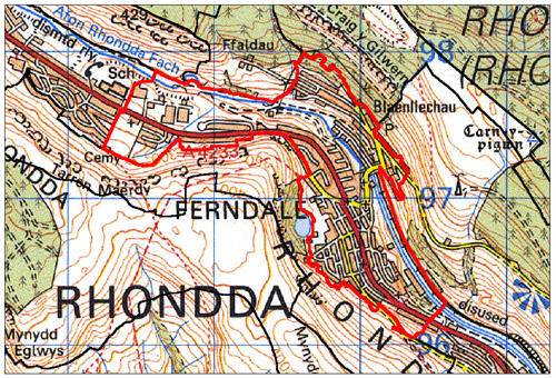 HLCA 020 Blaenllechau and Ferndale: Blaenllechau a Glynrhedynog