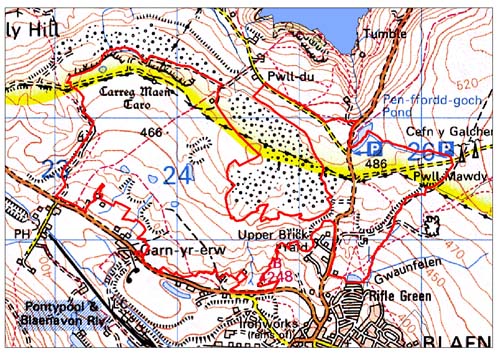 HLCA009  Cefn Garnyrerw and Pen-ffordd-goch Extractive Area: Ardal Gloddio Cefn Garnyrerw a Phen-ffordd-goch