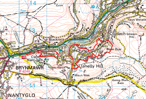 HLCA 006 Darrenfelen and Cwm Dyar-fach Enclosed Upper Valley Side: Llethr Cwm Uchaf Amgaedig Darrenfelen a Chwm Dyar-fach