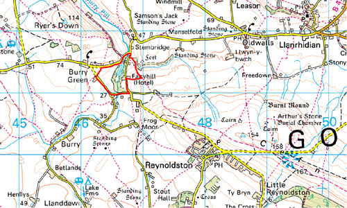 Fairyhill Location Map