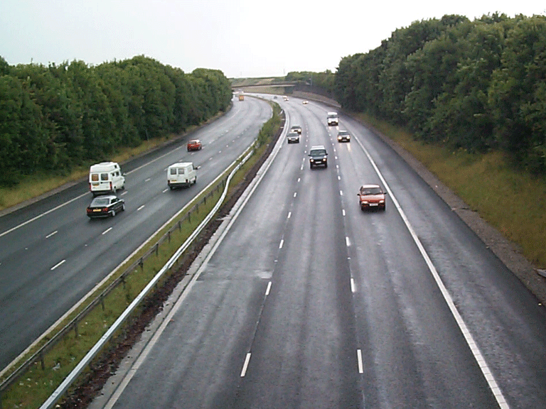 M4 - View north from near Maudlam.