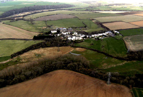 Aerial view across HLC 004
