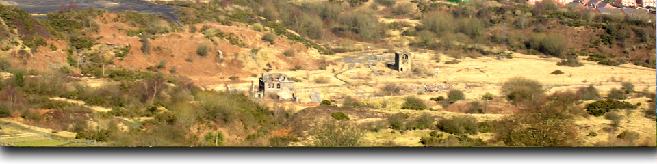 View across The British Ironworks, Abersychan