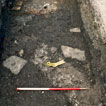 Section of tramroad exposed during the archaeologival evaluation in 2011 (P1486)