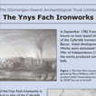 Display Panel 1, from a series of 3 that were designed to explain to the public the history of ironworks and our archaeological discoveries