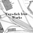 Plan of Ynysfach Ironworks Ordnance Survey 1876